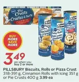 Sobeys Pillsbury Biscuits Rolls or Pizza Crust offer
