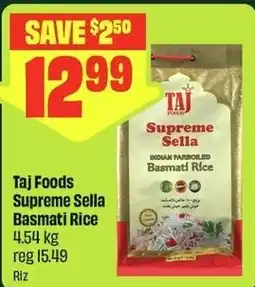 FreshCo Taj Foods Supreme Sella Basmati Rice offer