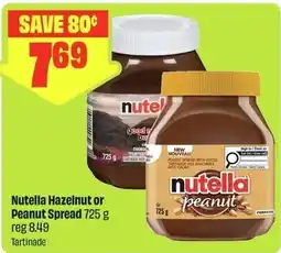 FreshCo Nutella Hazelnut or Peanut Spread offer