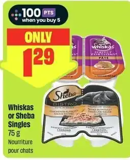 FreshCo Whiskas or Sheba Singles offer