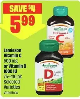 FreshCo Jamieson Vitamin C or Vitamin D offer