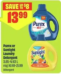 FreshCo Purex or Sunlight Laundry Detergent offer