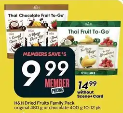 Sobeys H&H Dried Fruits Family Pack offer