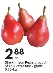 Sobeys Starkrimson Pears offer