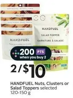Sobeys Handfuel nuts clusters or salad toppers offer