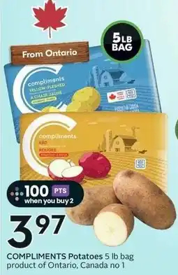 Sobeys Compliments Potatoes offer