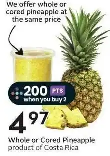 Sobeys Whole or Cored Pineapple offer