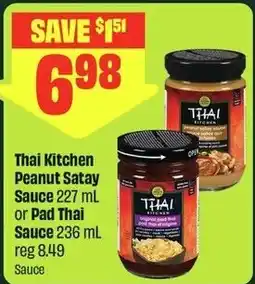 FreshCo Thai Kitchen Peanut Satay Sauce or Pad Thai Sauce offer