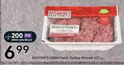 Sobeys Hayter's Farm Fresh Turkey Minced offer