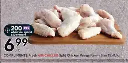 Sobeys Compliments Fresh Air-Chilled Split Chicken Wings offer