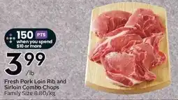 Sobeys Fresh Pork Loin Rib and Sirloin Combo Chops offer