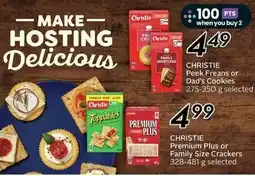 Sobeys Christie Peek Freans or Dad's Cookies offer