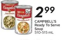 Sobeys Campbell's Ready To Serve Soup offer