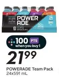 Sobeys Powerade Team Pack offer