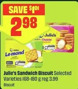 FreshCo Julie's Sandwich Biscuit offer