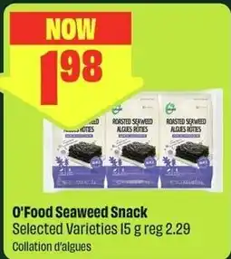 FreshCo O'Food seaweed snack offer