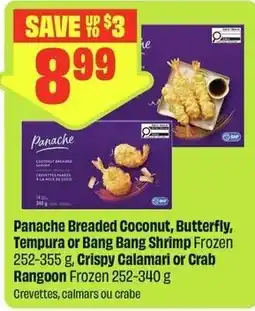 FreshCo Panache breaded coconut, butterfly, tempura or bang bang shrimp frozen offer