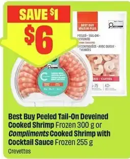FreshCo Best Buy Peeled Tail-On Deveined Cooked Shrimp offer