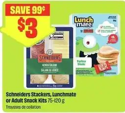 FreshCo Schneiders Stackers, Lunchmate or Adult Snack Kits offer