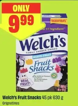 FreshCo Welch's fruit snacks offer