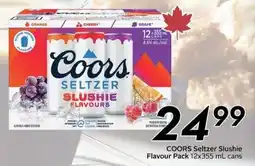 Sobeys Coors Seltzer Slushie Flavour Pack offer