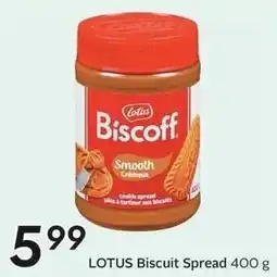 Sobeys Lotus Biscoff Spread offer