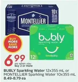 Sobeys Bubly sparkling water limebubly offer