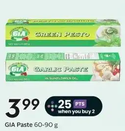 Sobeys Gia paste offer