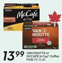 Sobeys Van Houtte or McCafe K-Cup Coffee Pods offer