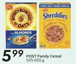 Sobeys Post Family Cereal offer
