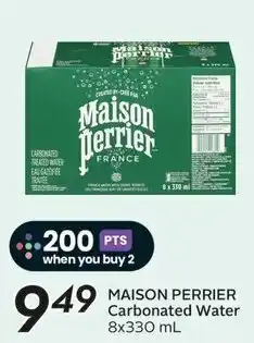 Sobeys Maison Perrier Carbonated Water offer