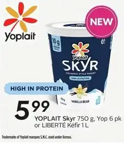 Sobeys Yoplait Skyr offer
