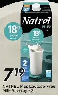 Sobeys Natrel Plus Lactose-Free Milk Beverage offer