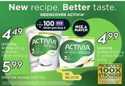 Sobeys Danone Activia offer