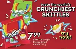 Sobeys Skittles Pop'd Freeze Dried Candy offer