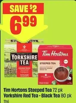 FreshCo Tim Hortons Steeped Tea offer