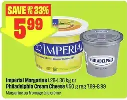 FreshCo Imperial Margarine or Philadelphia Cream Cheese offer