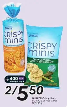 Sobeys Quaker crispy minis offer