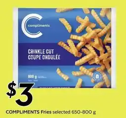 Sobeys Compliments Fries offer
