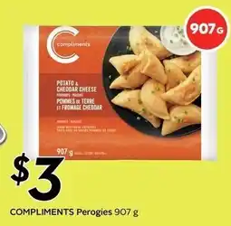 Sobeys Compliments Perogies offer