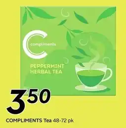 Sobeys Compliments Peppermint Herbal Tea offer