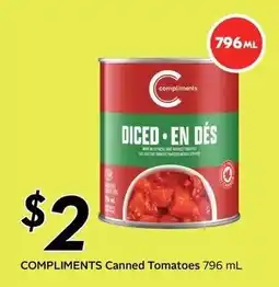 Sobeys Compliments Canned Tomatoes offer