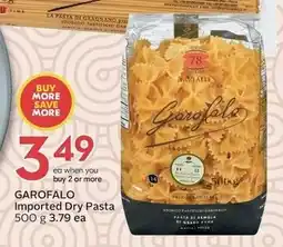 Sobeys Garofalo imported dry pasta offer