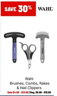 Ren’s Pets Depot Wahl Brushes, Combs, Rakes & Nail Clippers offer