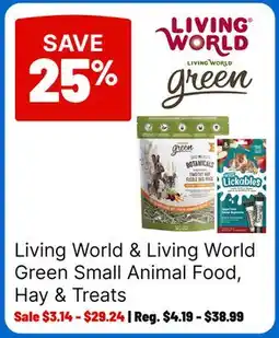 Ren’s Pets Depot Living World & Living World Green Small Animal Food, Hay & Treats offer