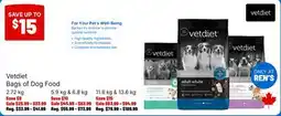 Ren’s Pets Depot Vetdiet Bags of Dog Food offer