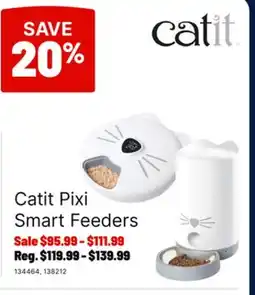 Ren’s Pets Depot Catit Pixi Smart Feeders offer