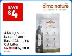 Ren’s Pets Depot 4.54 kg Almo Nature Plant-Based Clumping Cat Litter offer