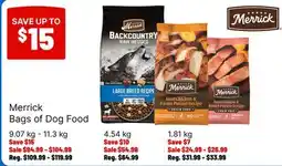 Ren’s Pets Depot Merrick Bags of Dog Food offer