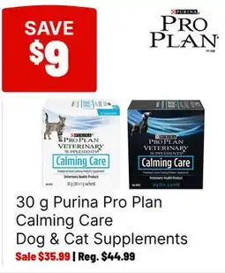 Ren’s Pets Depot 30 g Purina Pro Plan Calming Care Dog & Cat Supplements offer